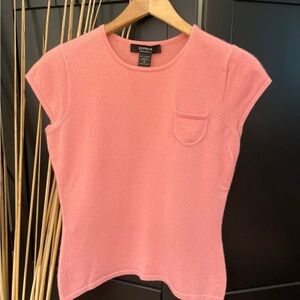 Express Pink Cashmere Short Sleeve Tee